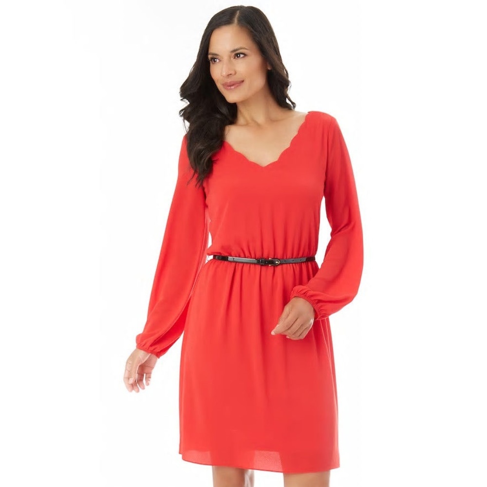 Women's Apt. 9 Scalloped Fit & Flare Dress